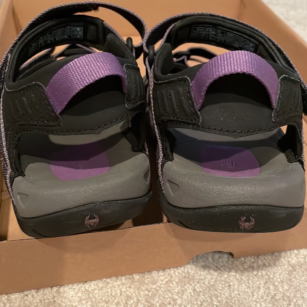 Teva Verra Black/Grey Sport Sandals Size 8 - Picture 3 of 8